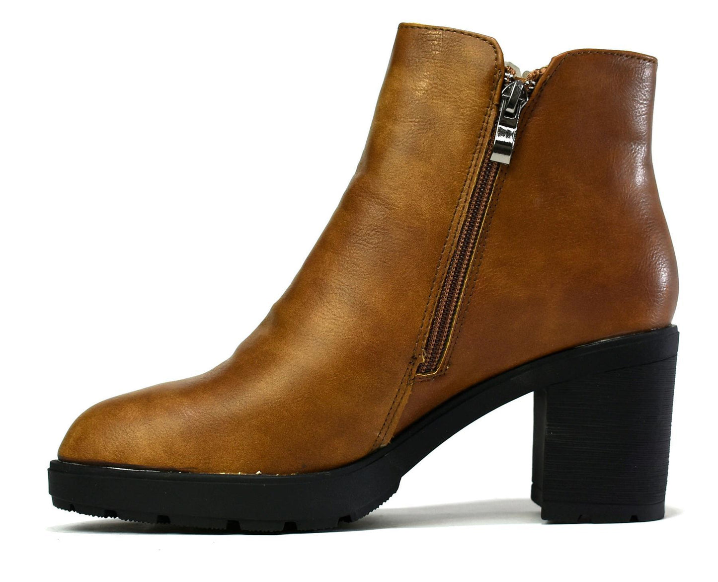 Around the Block - Heel Bootie (Beige)