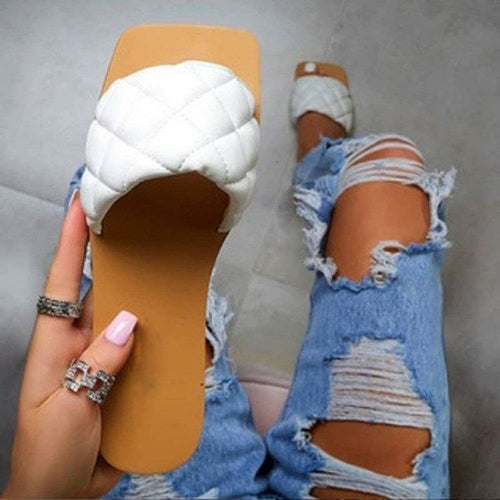 Tufted - Square Toe Sandal