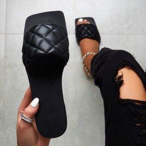 Tufted - Square Toe Sandal