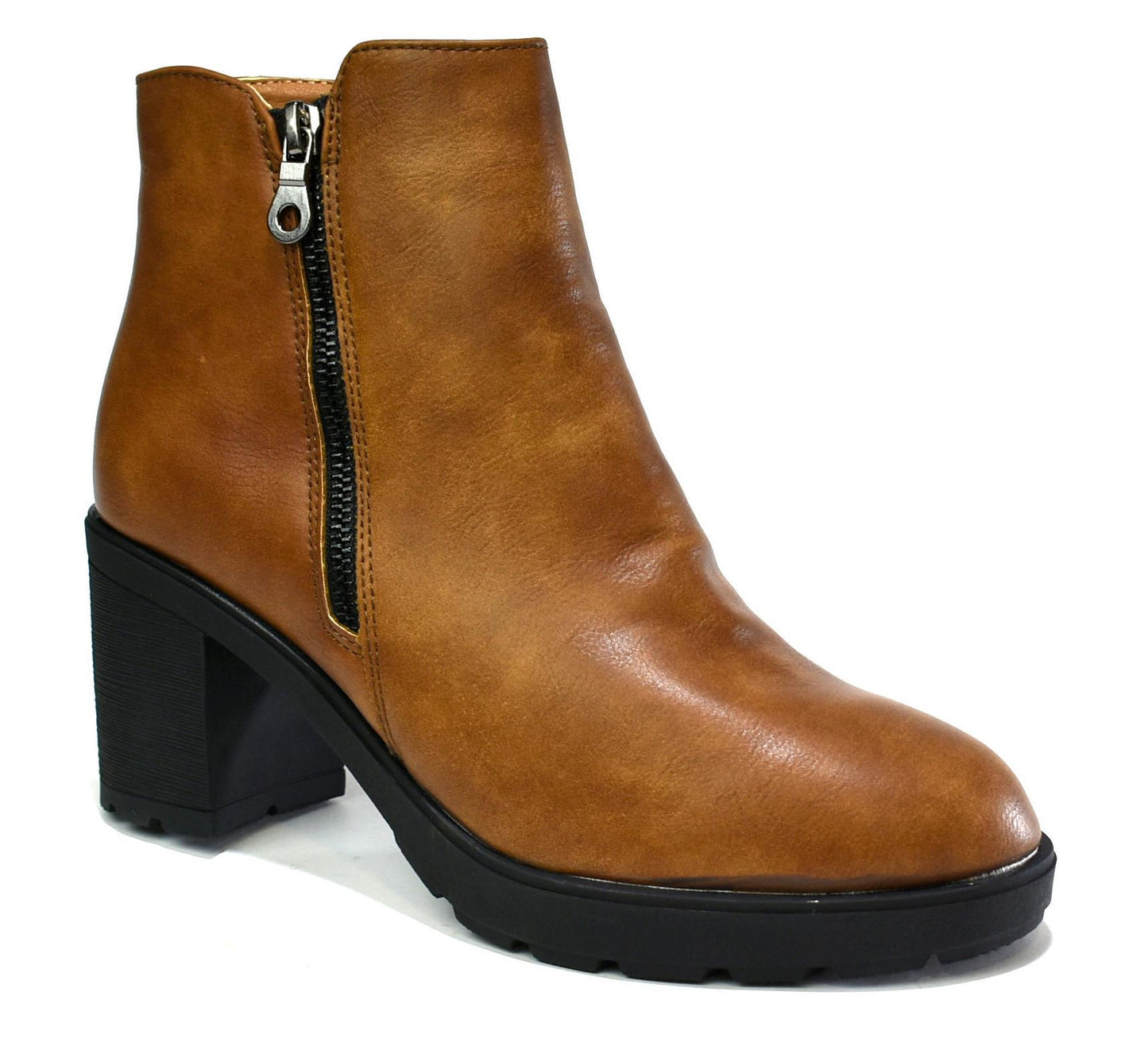 Around the Block - Heel Bootie (Beige)