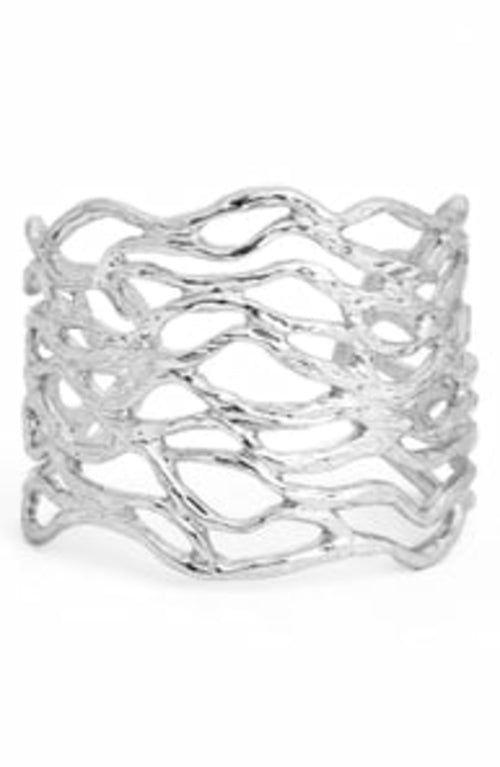 Waves - Openwork Cuff Bracelet