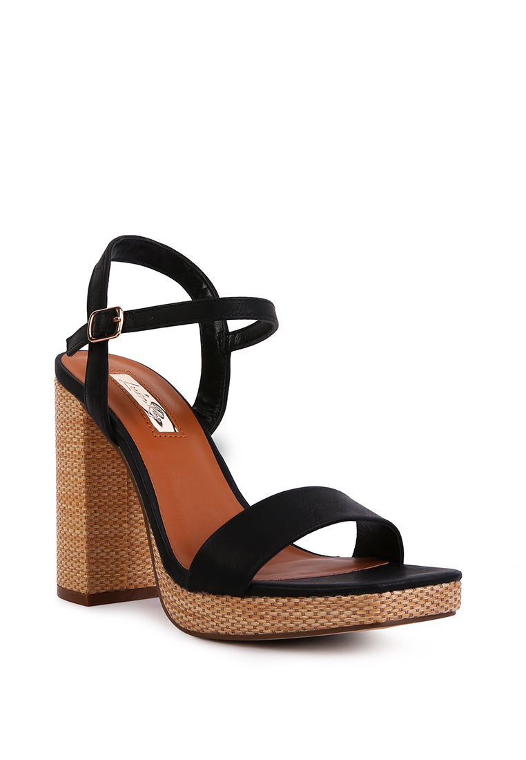 Blocked - Heeled Sandals