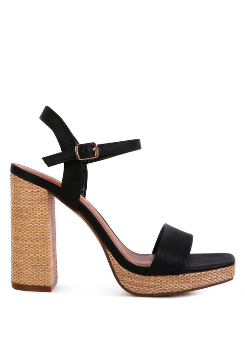 Blocked - Heeled Sandals