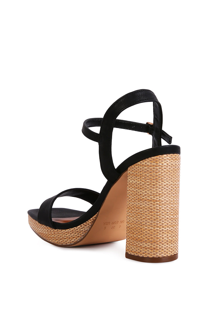 Blocked - Heeled Sandals