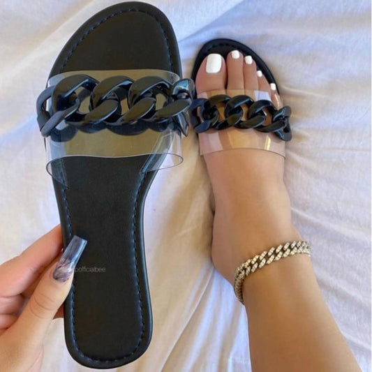 Chain Reaction - Flat Sandal