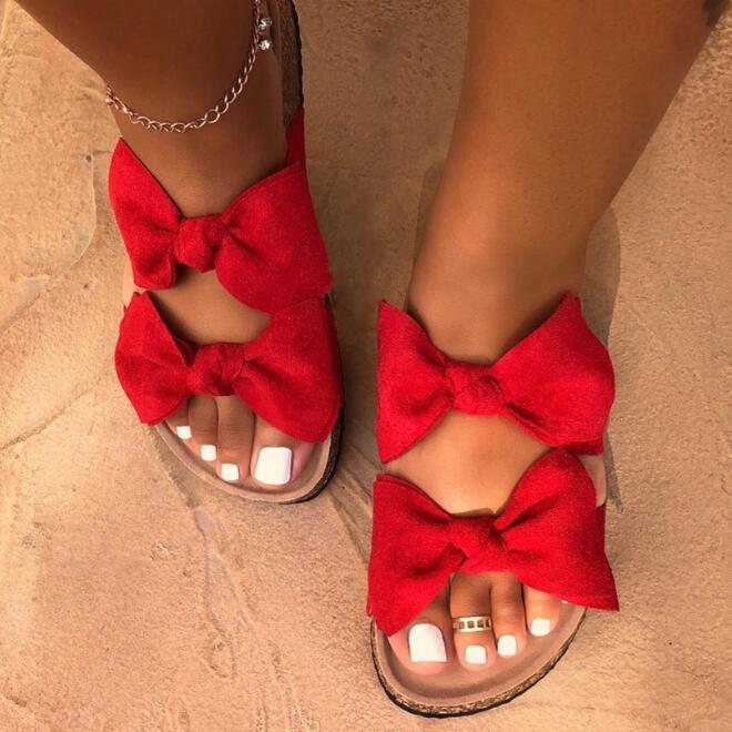 Bows on Bows - Slides (Red)