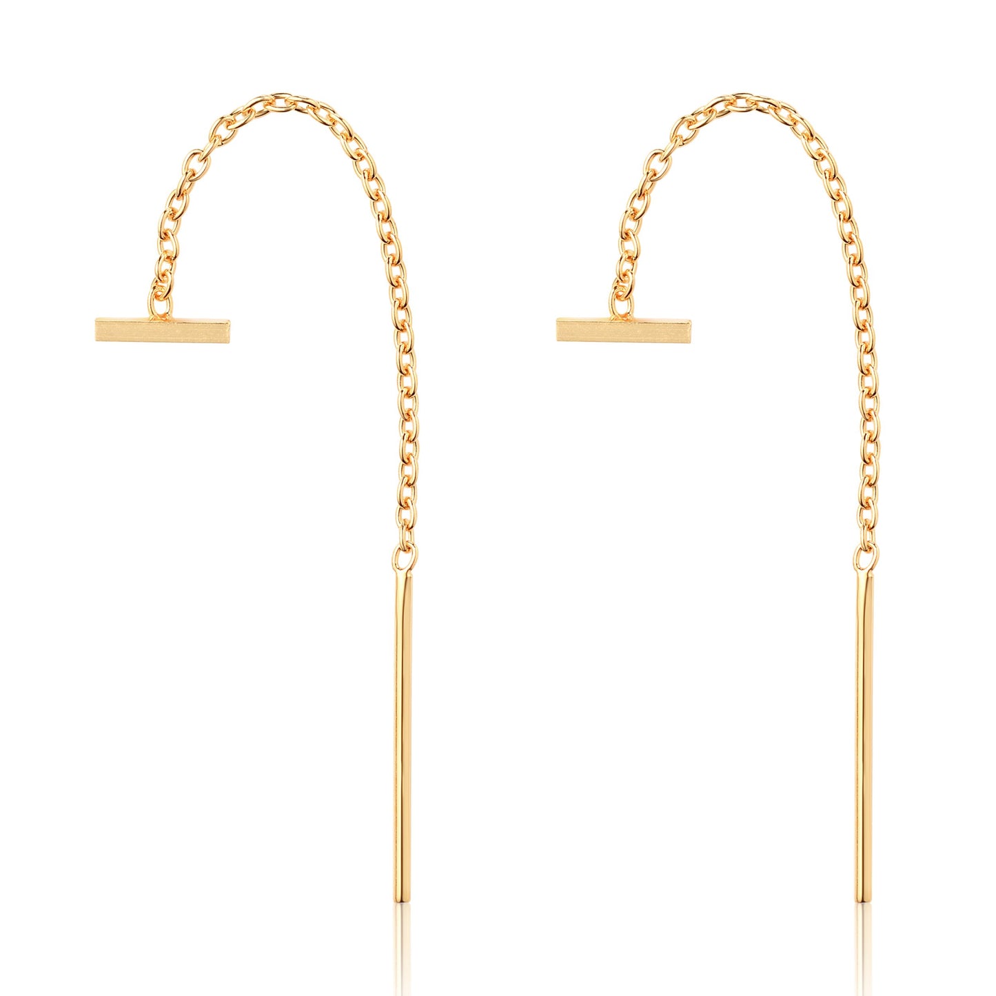 Minimalist - Bar Threader Earrings