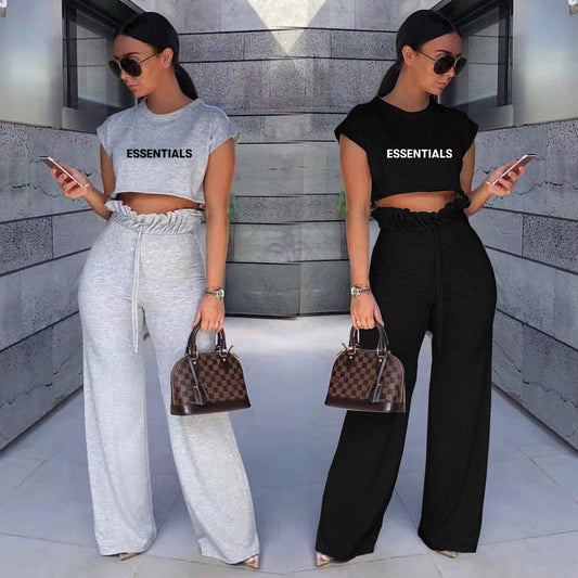 She's Essential - Two-Piece Pant Set