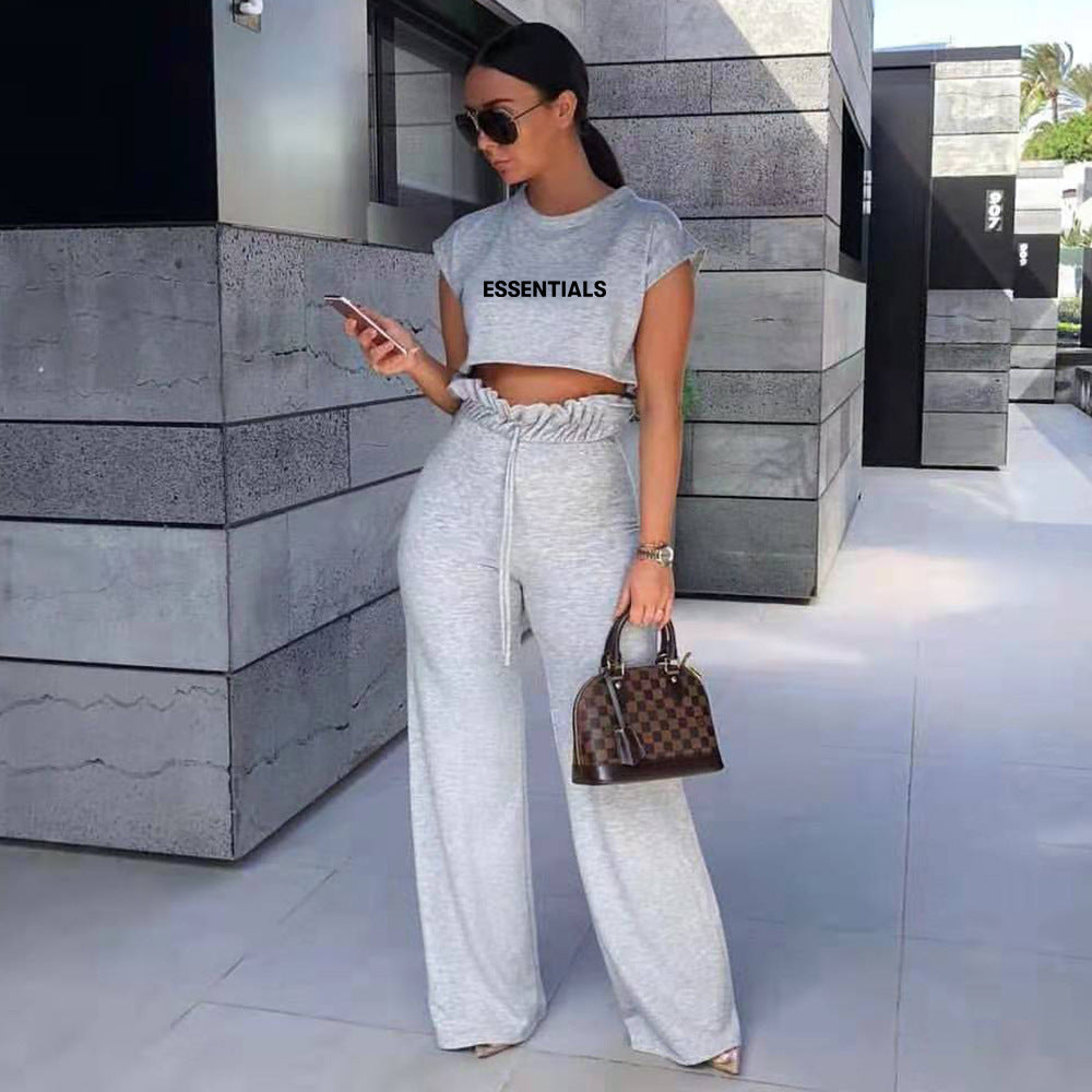 She's Essential - Two-Piece Pant Set