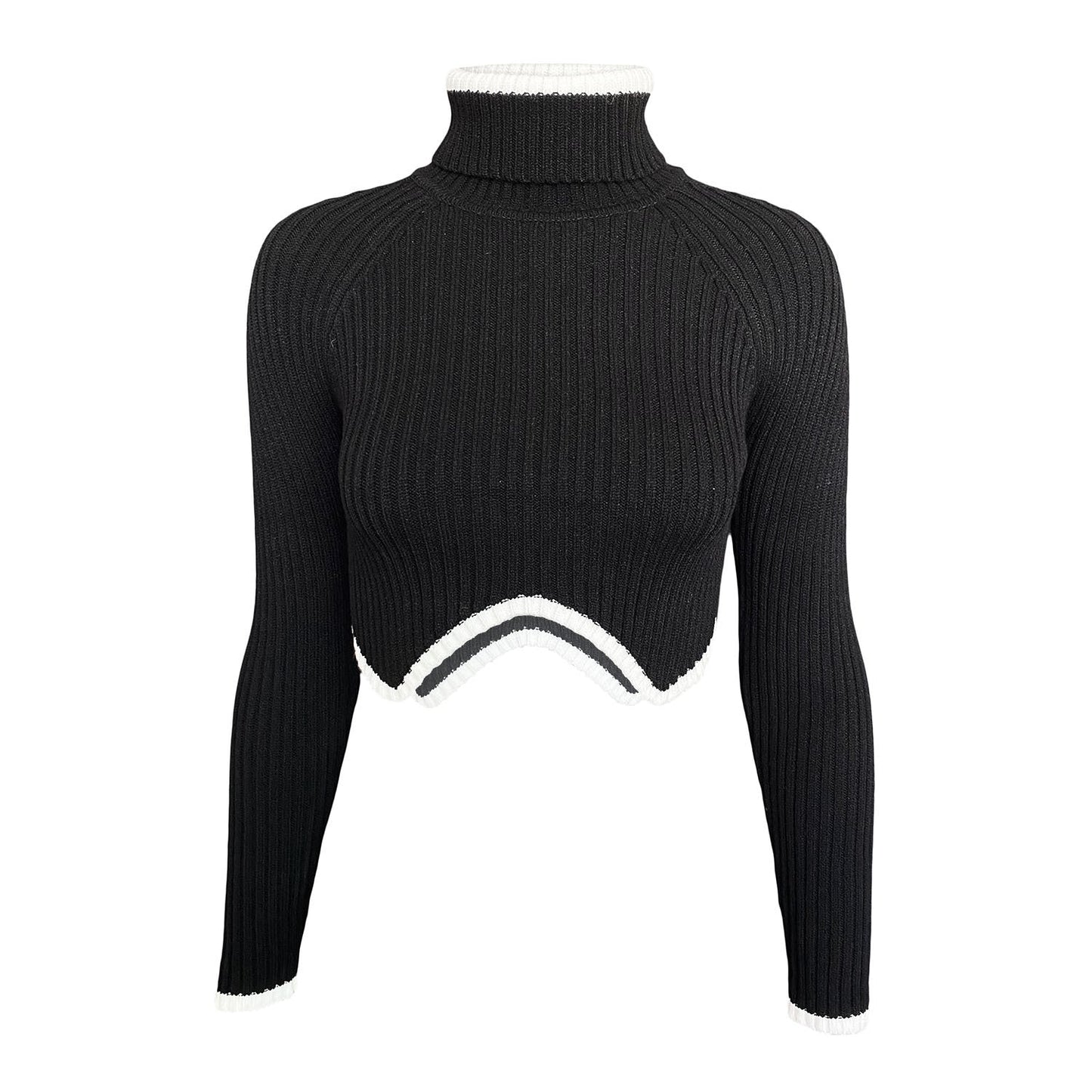 Irregular - Cropped Sweater