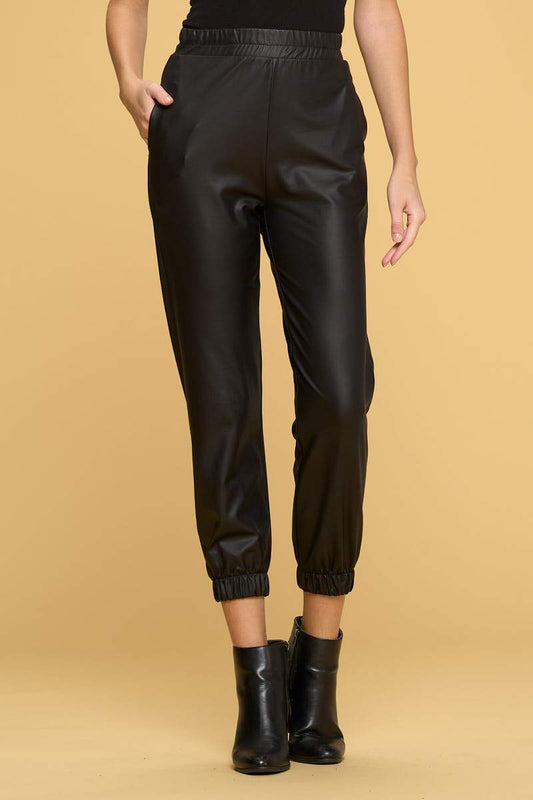 Falsies - Faux Leather Pants