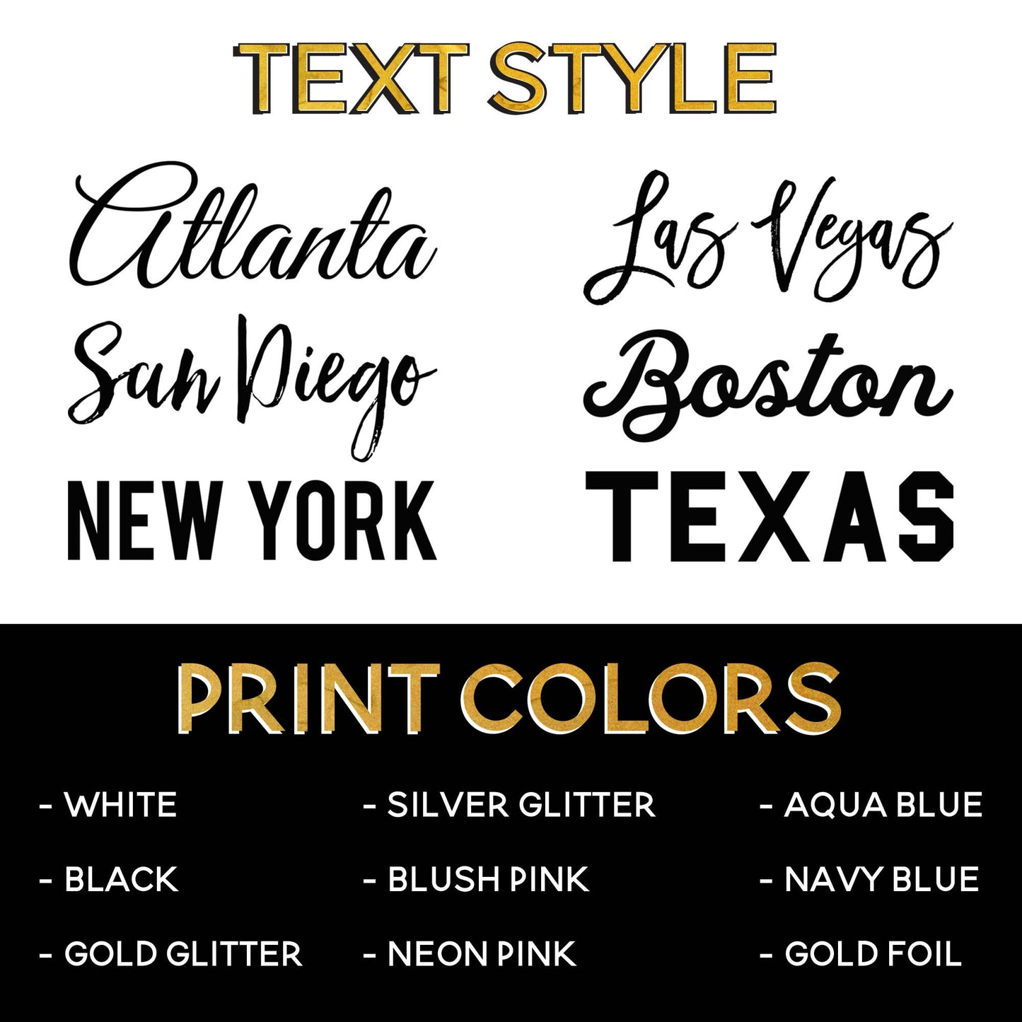 CUSTOM TANK TOP - Pick Style & Print Color