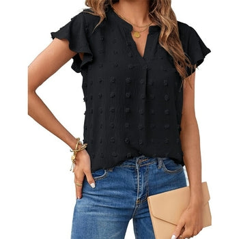 Dotty - Ruffled Blouse