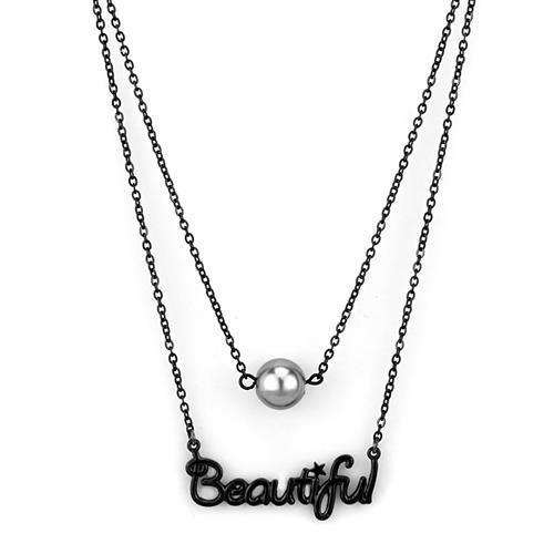 Beautiful - Necklace (Black)
